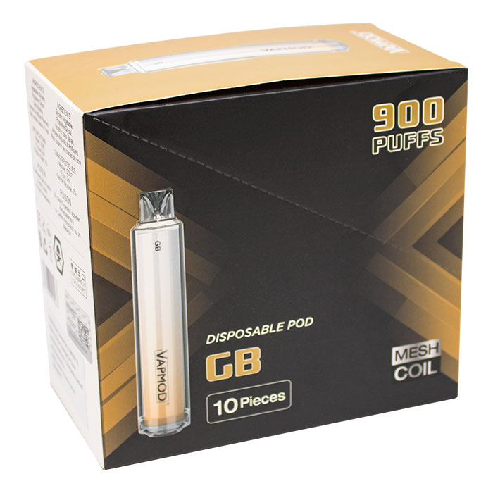 BC Compliance - GB Quickie 900 Puffs Vape By Vapmod Ct 10