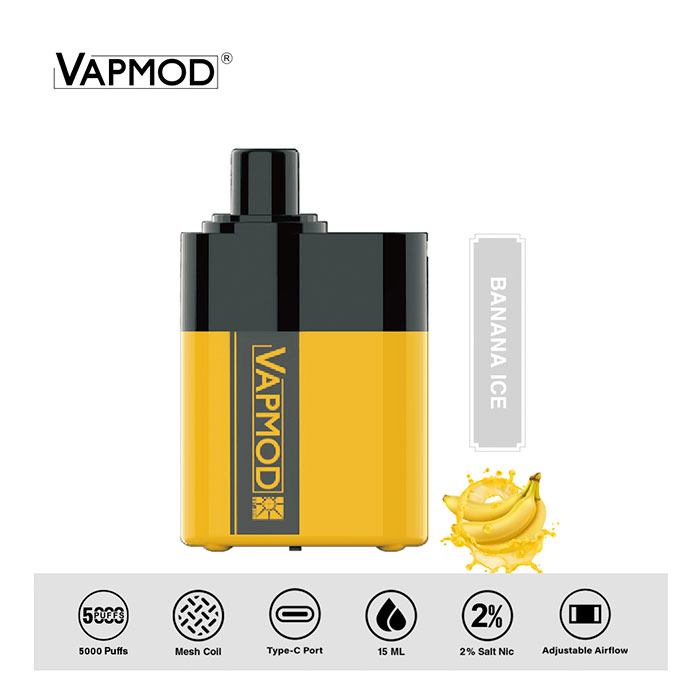 Allspark Banana Ice 5000 Puffs Disposable Vape Ct 10