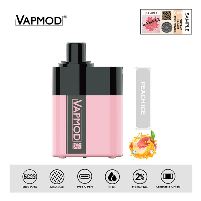 Allspark Peach Ice 5000 Puffs Disposable Vape Ct 10