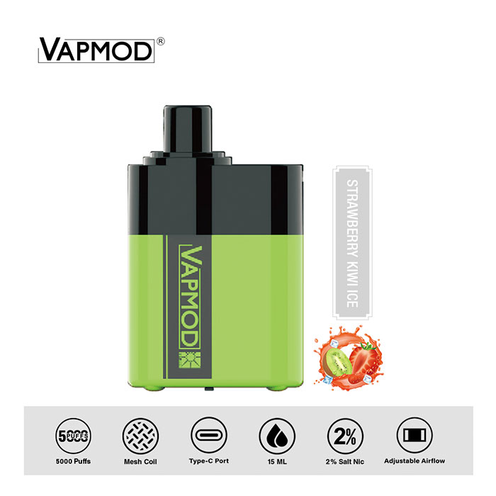 Allspark Strawberry Kiwi Ice 5000 Puffs Disposable Vape Ct 10