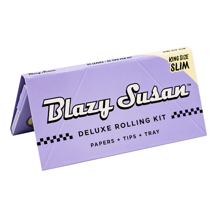 Blazy Susan Purple Deluxe Kit Of King Size Papers, Tips And Tray