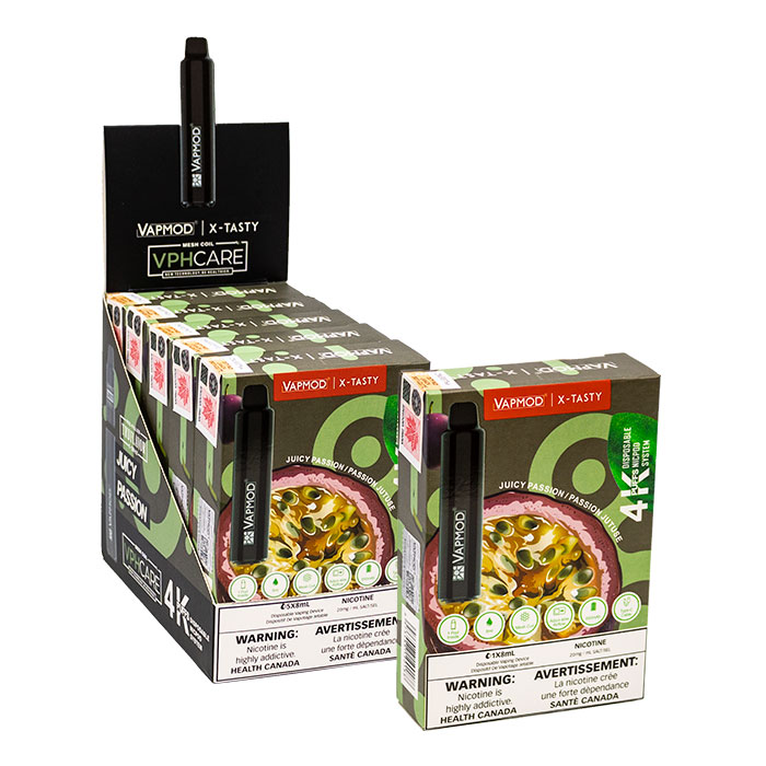 Juicy Passion (Stamped) Vapmod X-Tasty 4000 Puffs Disposable Vape Ct 5