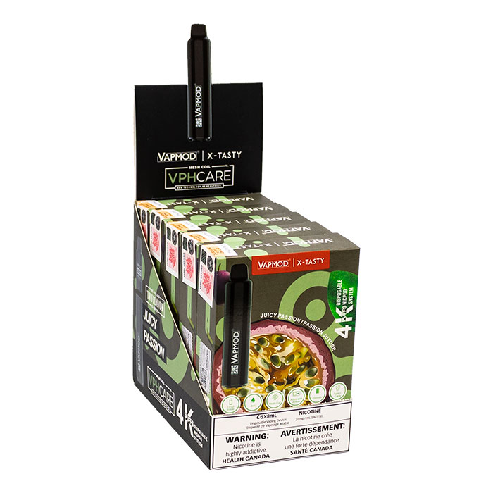 Juicy Passion (Stamped) Vapmod X-Tasty 4000 Puffs Disposable Vape Ct 5