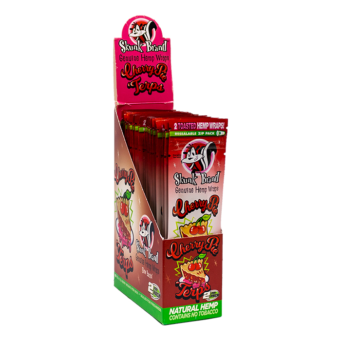 Cherry Pie Skunk Brand Terp Infused Hemp Wraps