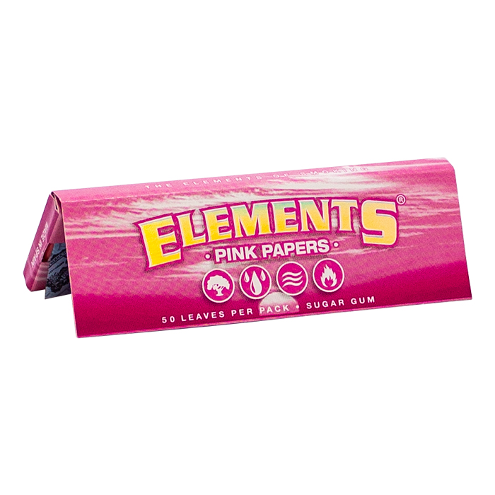 Elements Pink 1.25 Rolling Paper Ct 25