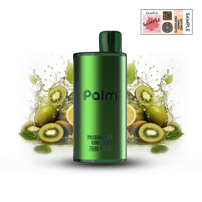 Passionfruit Kiwi Lime Palm 7000 Puffs Disposable Vape Ct Of 5