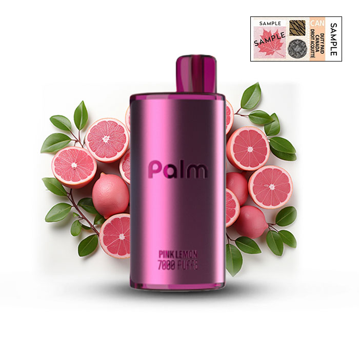 Pink Lemon Pop Palm 7000 Puffs Disposable Vape Ct Of 5