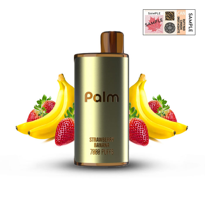 Strawberry Banana Pop Palm 7000 Puffs Disposable Vape Ct Of 5