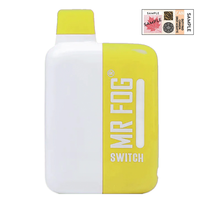 (Stamped) Pink Lemon 5500 Puffs Mr. Fog Switch Disposable Vape Ct-10