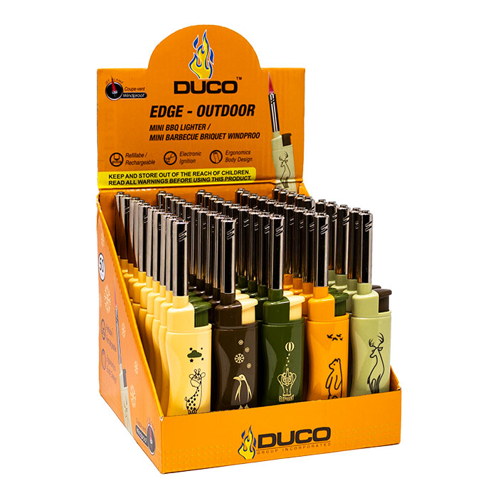 Duco Edge Outdoor Series Mini BBQ Lighters Display of 50