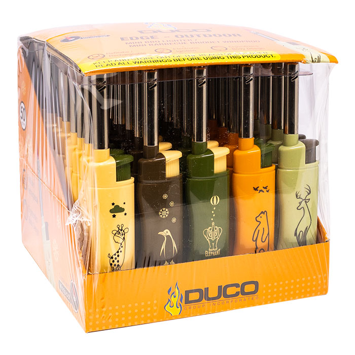 Duco Edge Outdoor Series Mini BBQ Lighters Display of 50