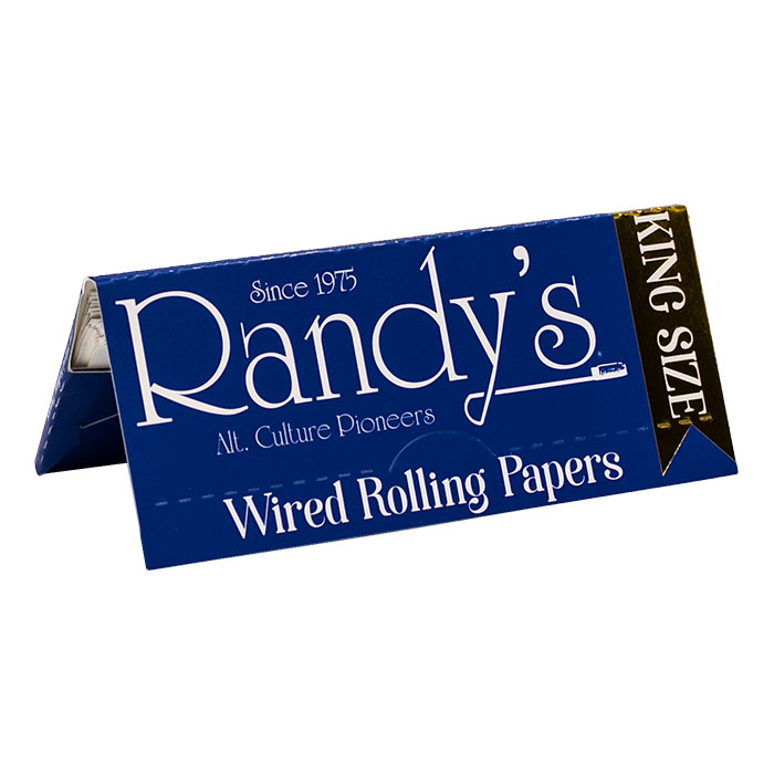 Randy's Classic King Size 110mm Wired Rolling Paper Ct 25