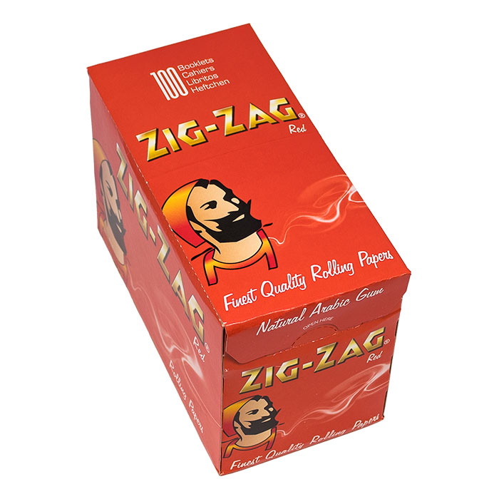 Zig Zag Red Finest Quality Rolling Paper Ct 100