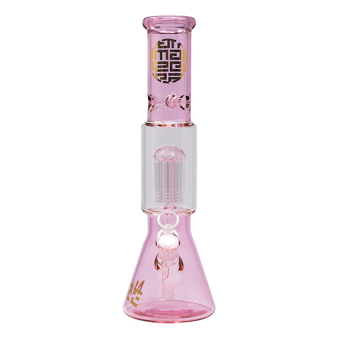 Pink Lost In The Wild Series 12-14 Inches Maze Glass Bong