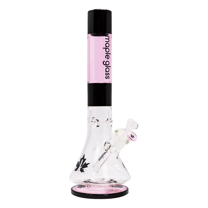 The Okanagan Series Pink 14-15 Inches Maple Glass Bong