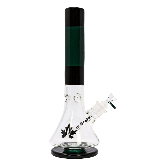 The Okanagan Series Teal 14-15 Inches Maple Glass Bong