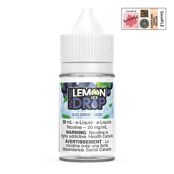 Lemon Drop Ice 20mg/mL Black Currant Ice 30ML E-Juice