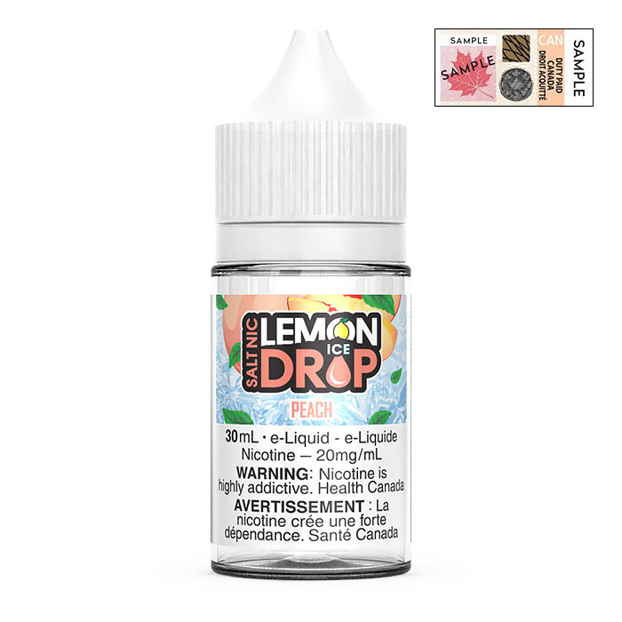 Lemon Drop Ice 20mg-mL Peach Ice 30ML E-Juice