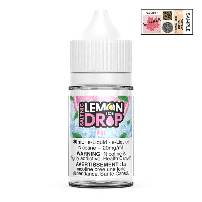 Lemon Drop Ice 20mg-mL Pink Ice 30ML E-Juice