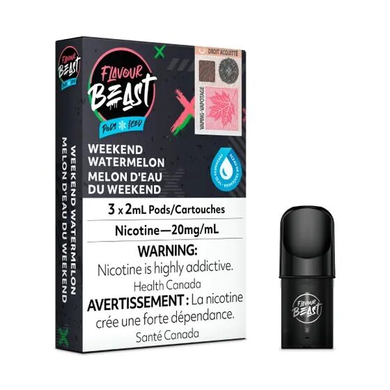 (Stamped) Weekend Watermelon Flavour Beast Pods Ct 5