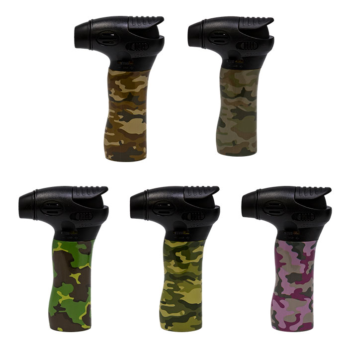 Duco Ultra Jet - Camouflage Series Torch Lighter Display of 10