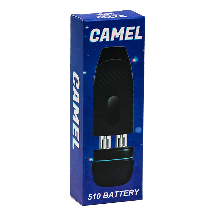 Black Mr. Delta Camel Dual Cartridges Vaporizer Battery Display of 6