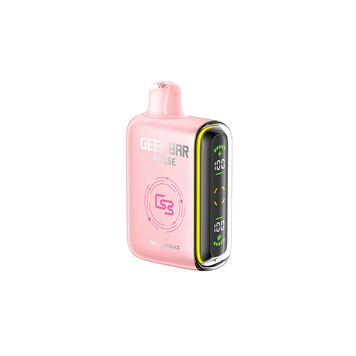 Pink Lemon Ice Digital Geek Bar Pulse 9000 Puffs Disposable Vape Ct 4