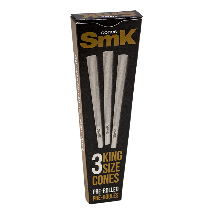 SMK Spiral King Sized Pre-Rolled Cones Display of 30