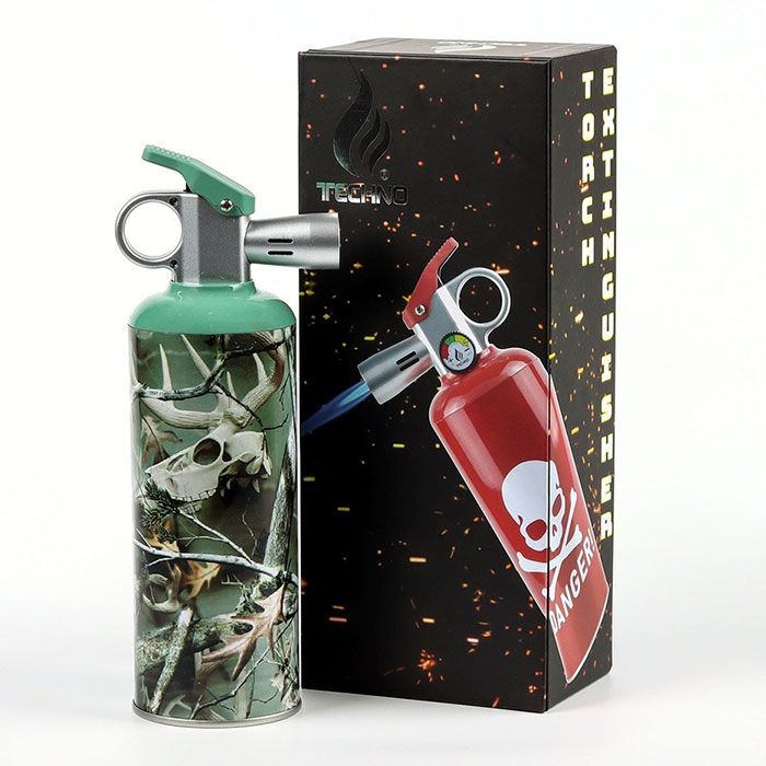 Green Forest Fire Extinguisher Torch Lighter by Techno