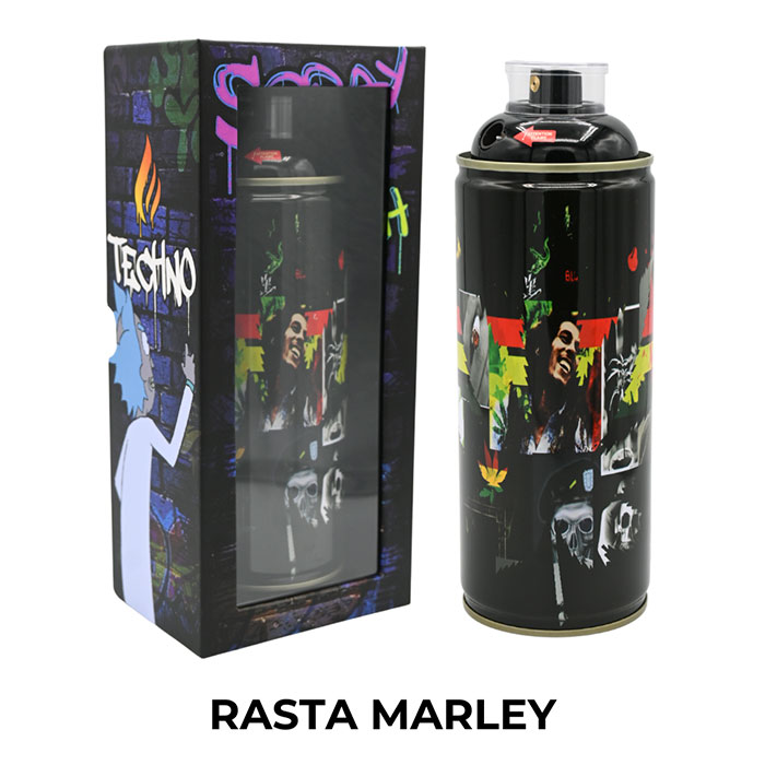 Rasta Marley 7.25" Spray Can Lighter by Techno