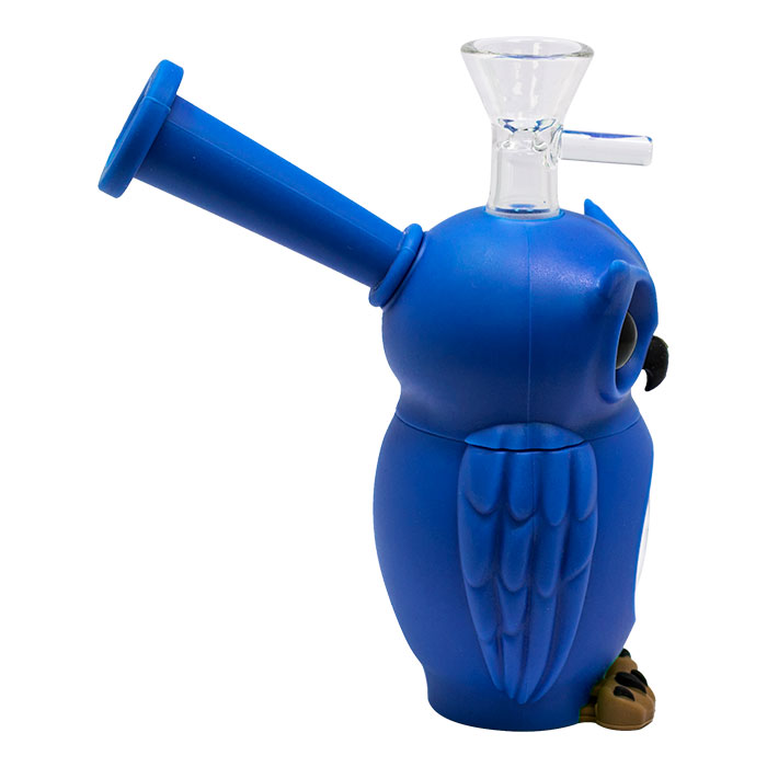Blue Owl 6 Inches Silicone Bong