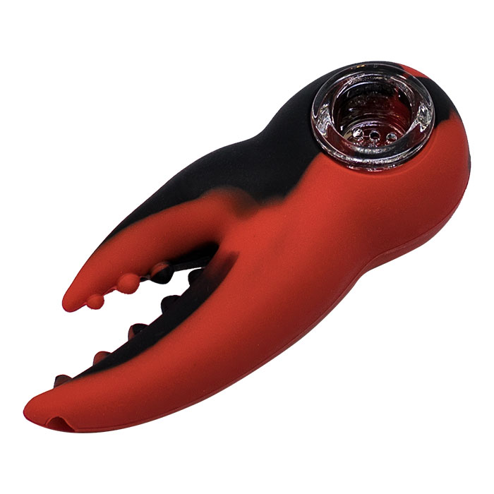 Black Crab Silicone 4 Inches Hand Pipe