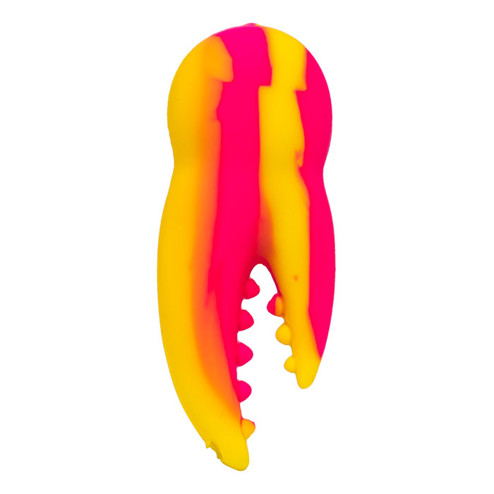 Yellow Crab Silicone 4 Inches Hand Pipe