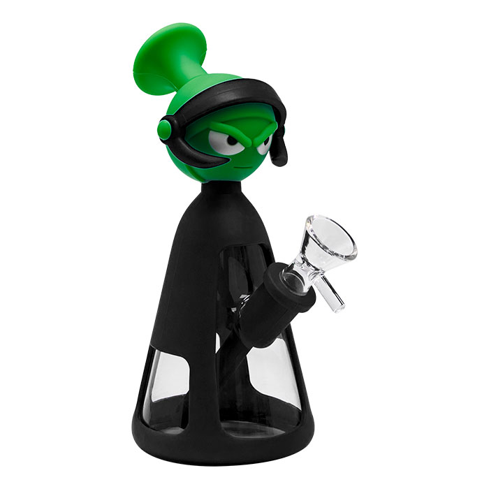 Black Marvin the Martian 7 Inches Silicone Bong
