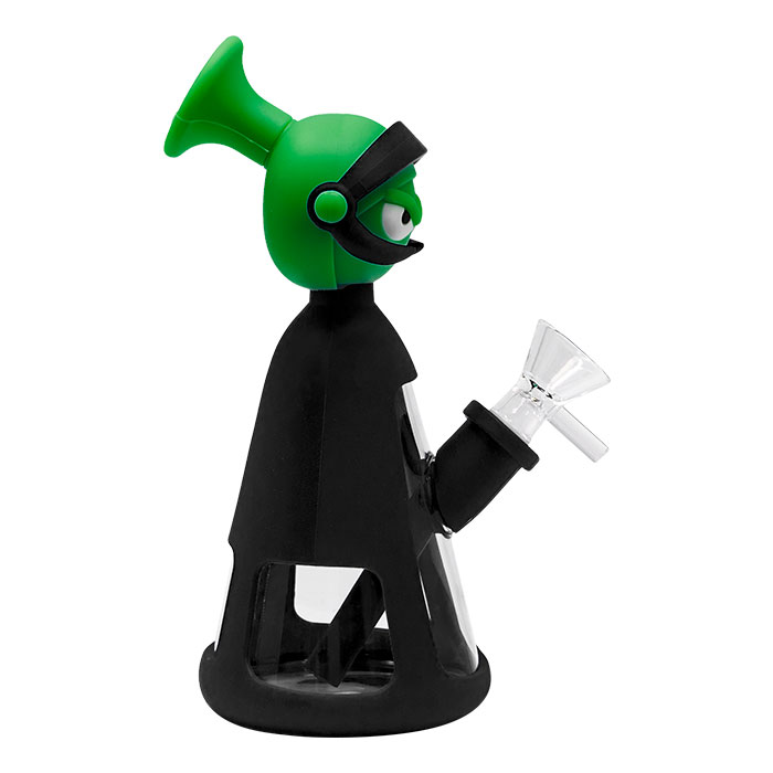 Black Marvin the Martian 7 Inches Silicone Bong