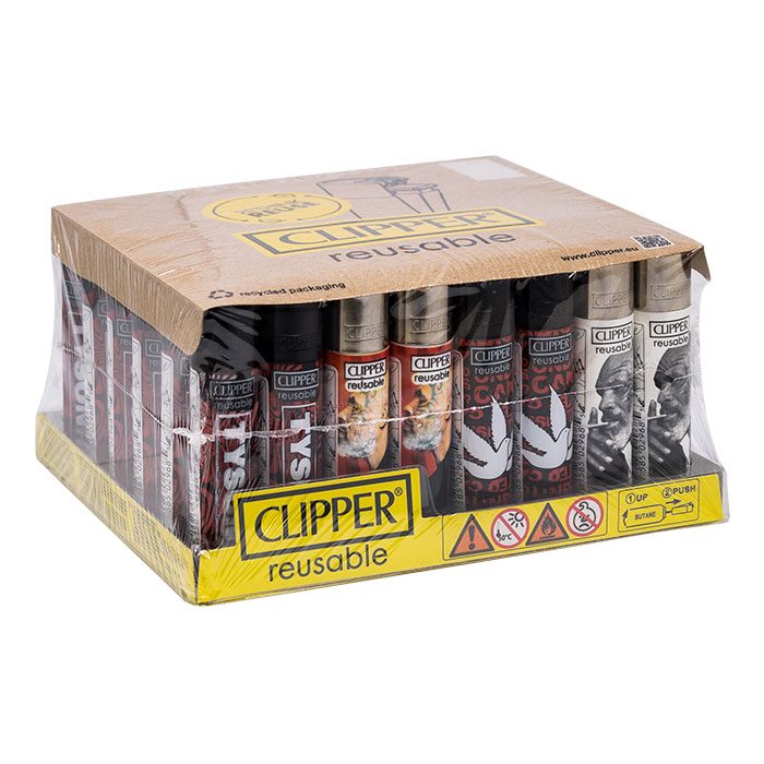 Clipper Mike Tyson Lighter Display Of 48