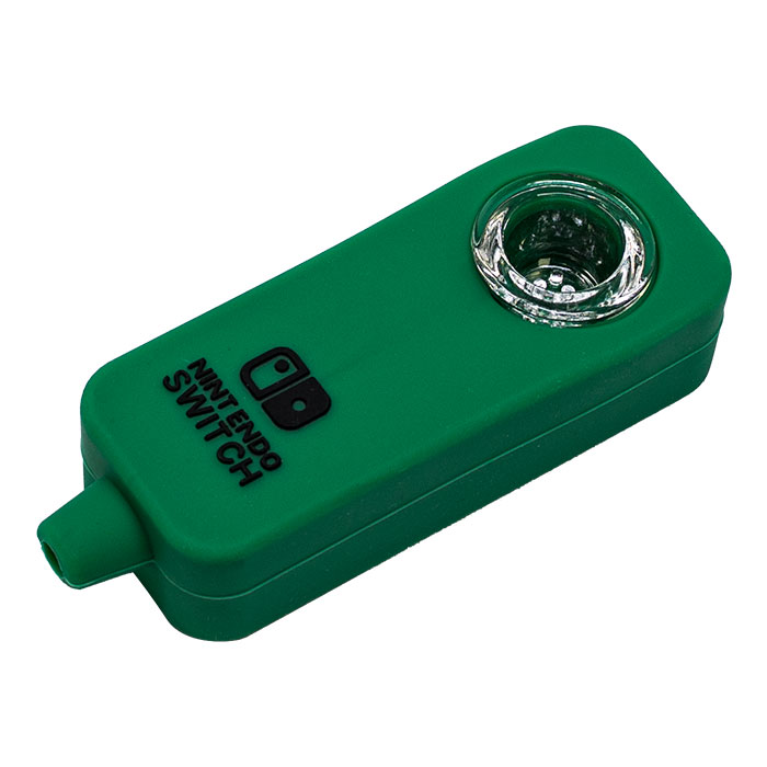 Green Nint Endo Switch 4 Inches Silicone Pipe