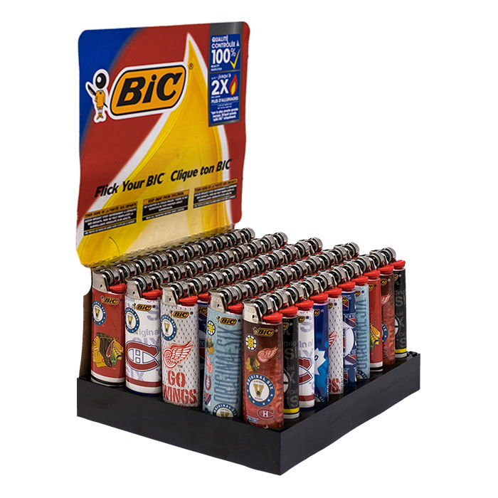 Bic Original Six Series Lighters Display Of 50