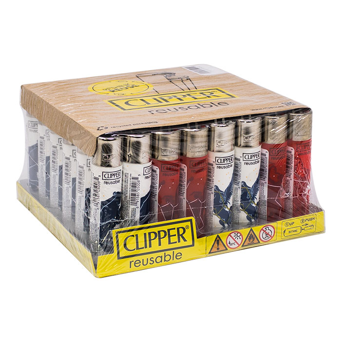 Clipper Galaxy 2 Lighters Display Of 48