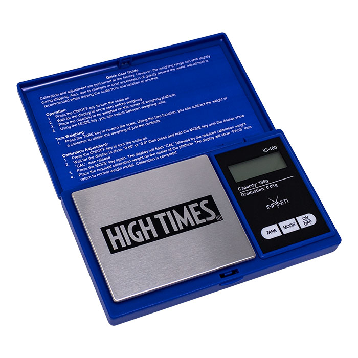 Blue Infyniti High Times Force 100g x 0.01g Digital Pocket Scale