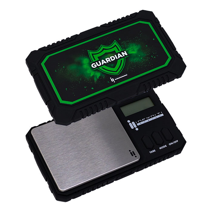 Black Infyniti Guardian 100g x 0.01g Digital Pocket Scale