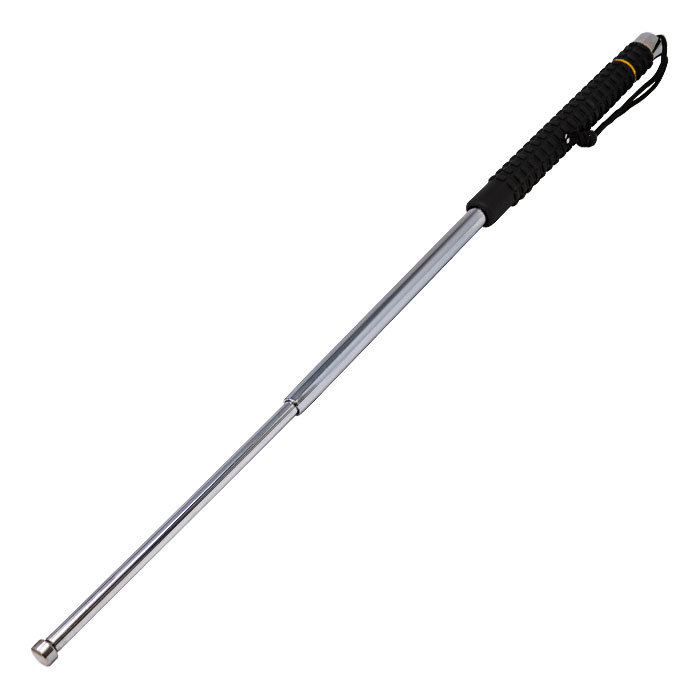 Black and Silver Expandable 30 Inches Baton