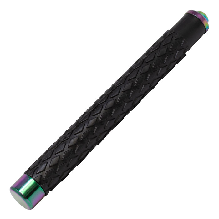 Black and Rainbow Expandable 25 Inches Baton