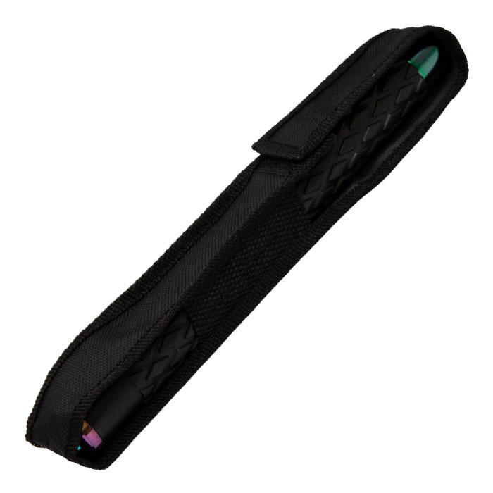 Black and Rainbow Expandable 25 Inches Baton