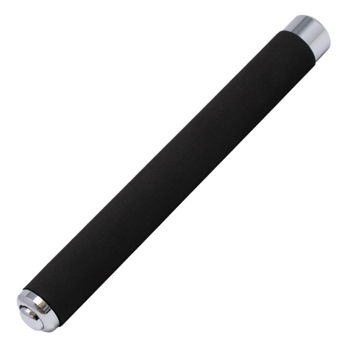 Black and Silver Expandable 25 Inches Baton