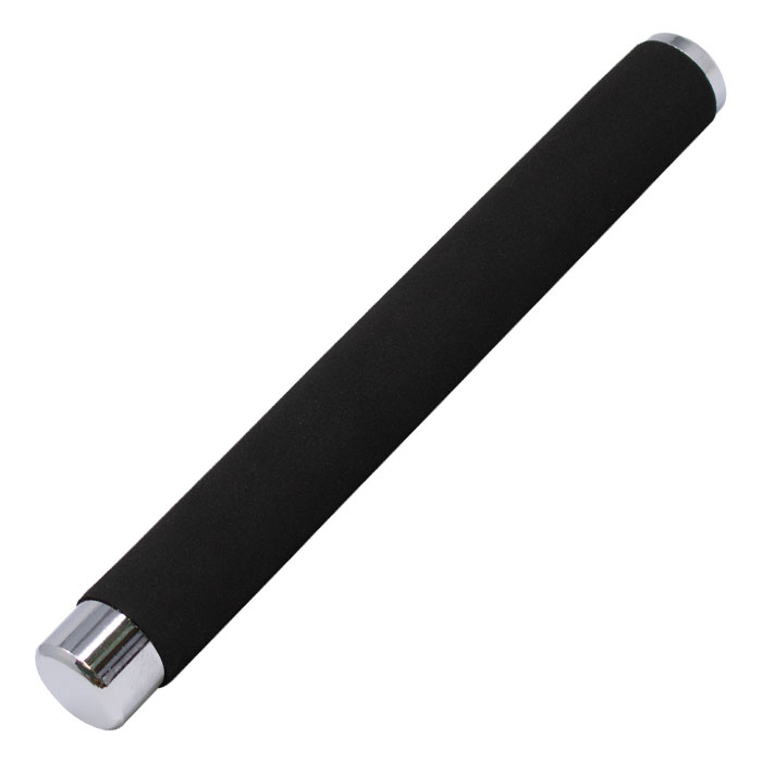 Black and Silver Expandable 25 Inches Baton