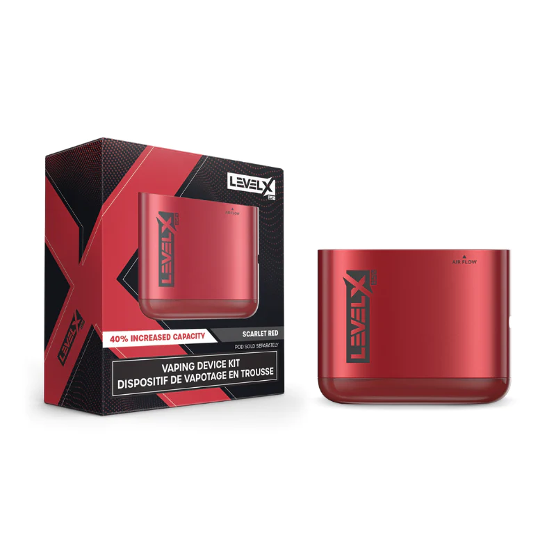 Scarlet Red Level X Drip'n & Flavor Beast Pods Device Ct-6