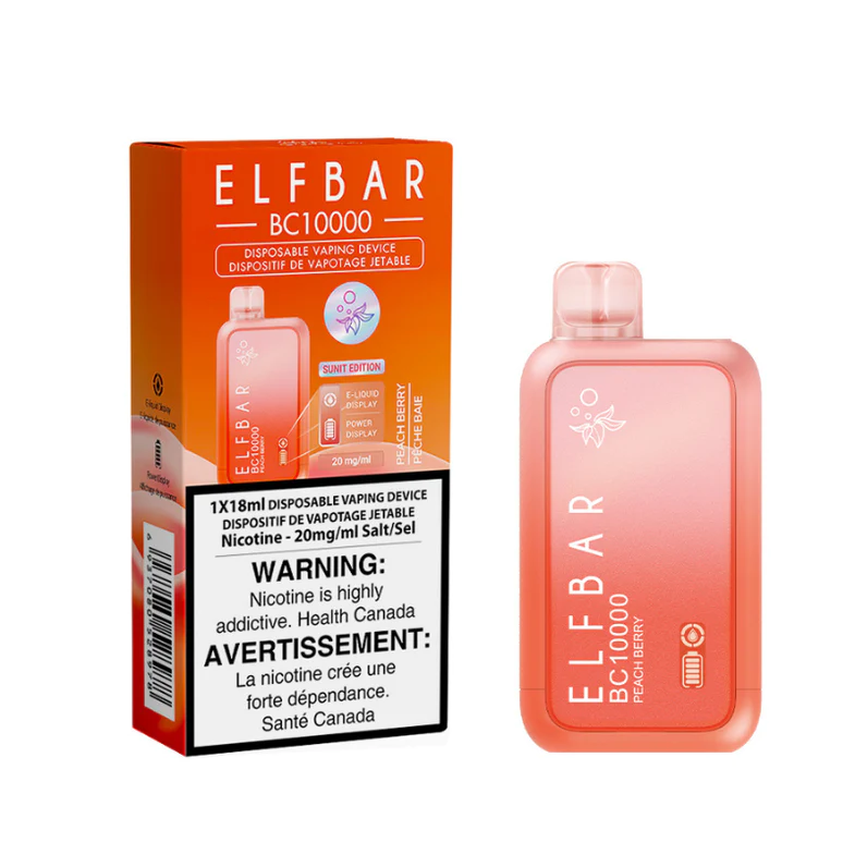 Peach Berry - Digital Elfbar BC10000 Disposable Vape Ct 5