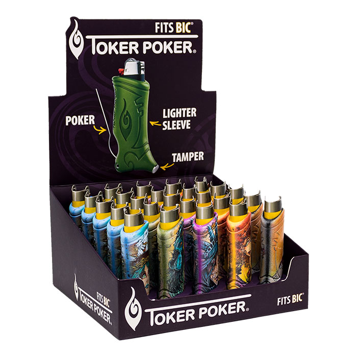 Toker Poker Lady Liberty BIC Lighter Edition Ct 25