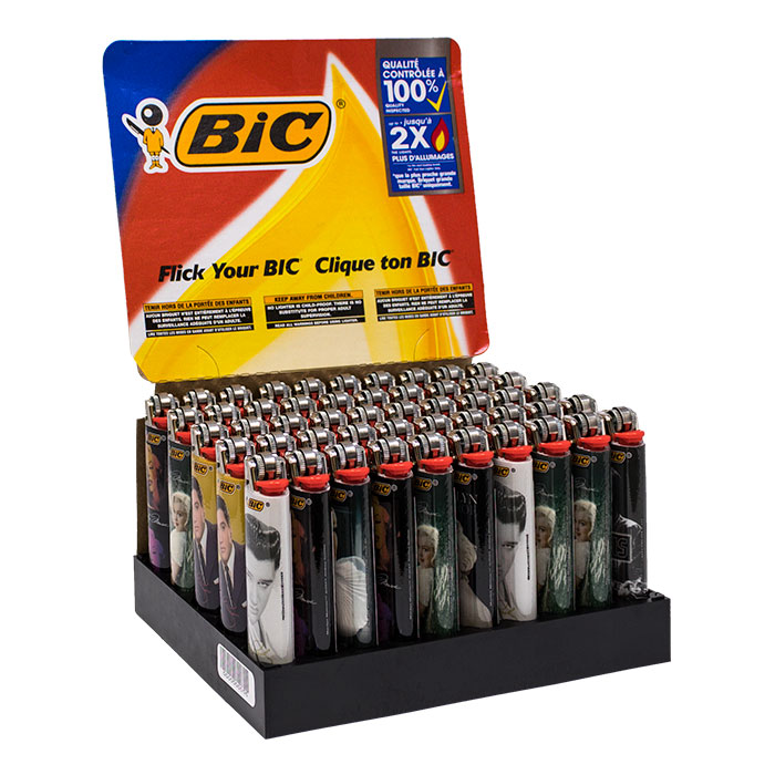 Bic Icon Series Lighter Display of 50